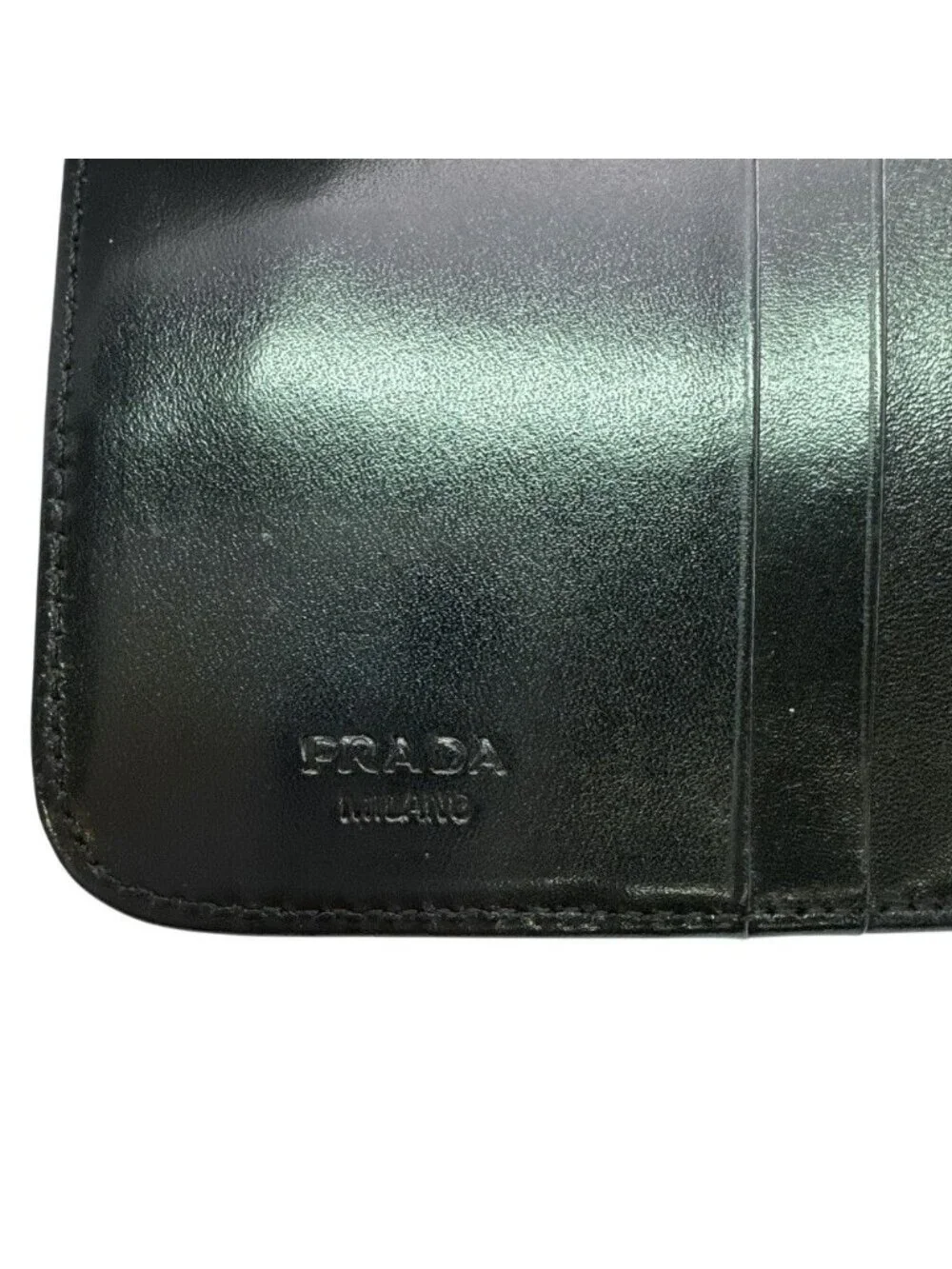 Prada Nylon Bifold Wallet Black